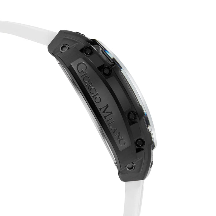 MAESTRO-233 black case side view Giorgio Milano logo