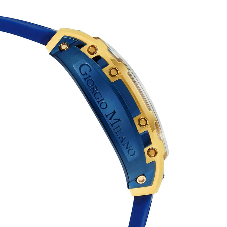 MAESTRO-233 blue logo side detail