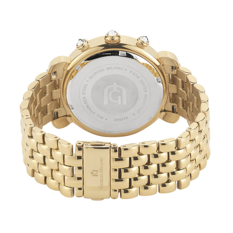 GIONA - 944 rear view SS case gold link band safety closure imprint