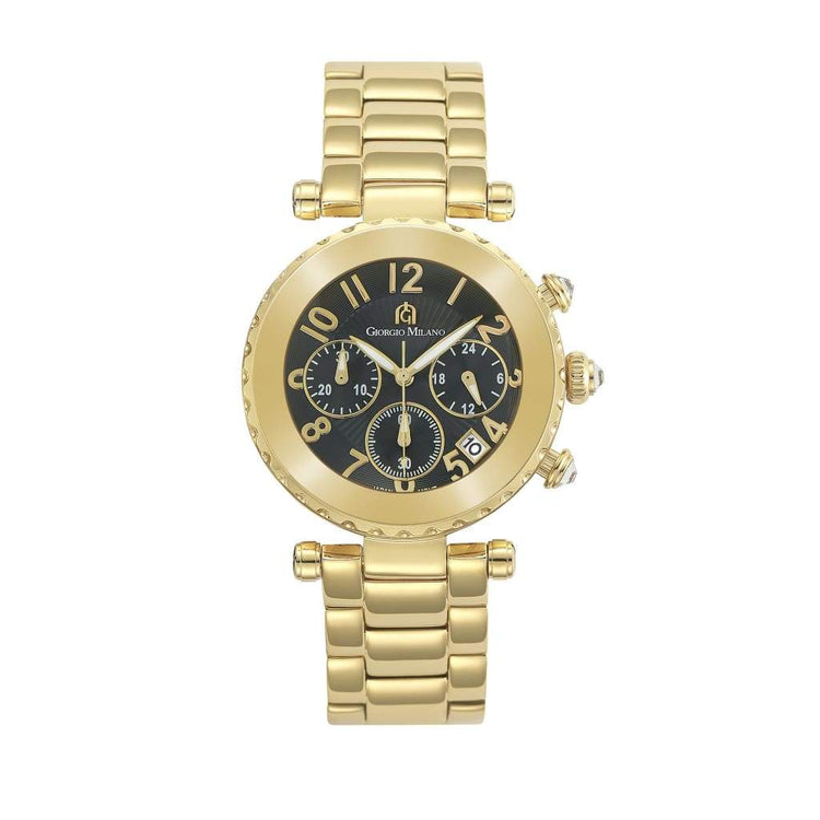 AIDA (Gold/Black) Giorgio Milano Watches women's chronograph