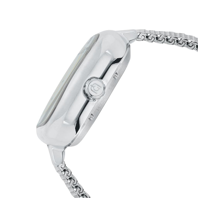 ALFEO - 229 crown button side views silver