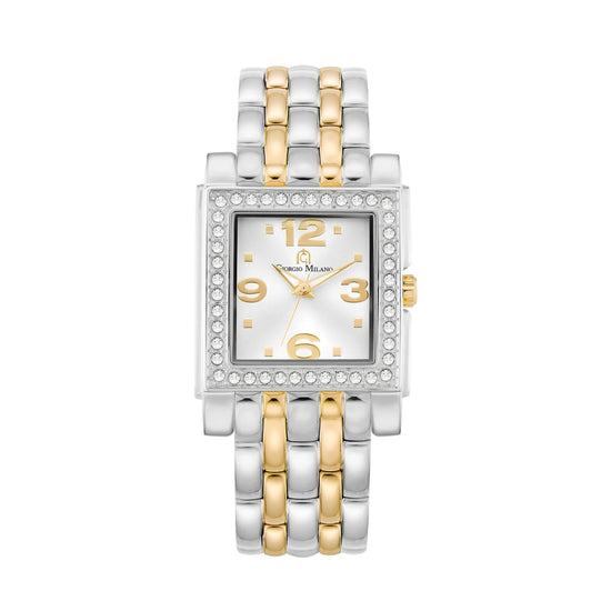 CARINA - 221 square ladies watch (Two Tone Gold) 