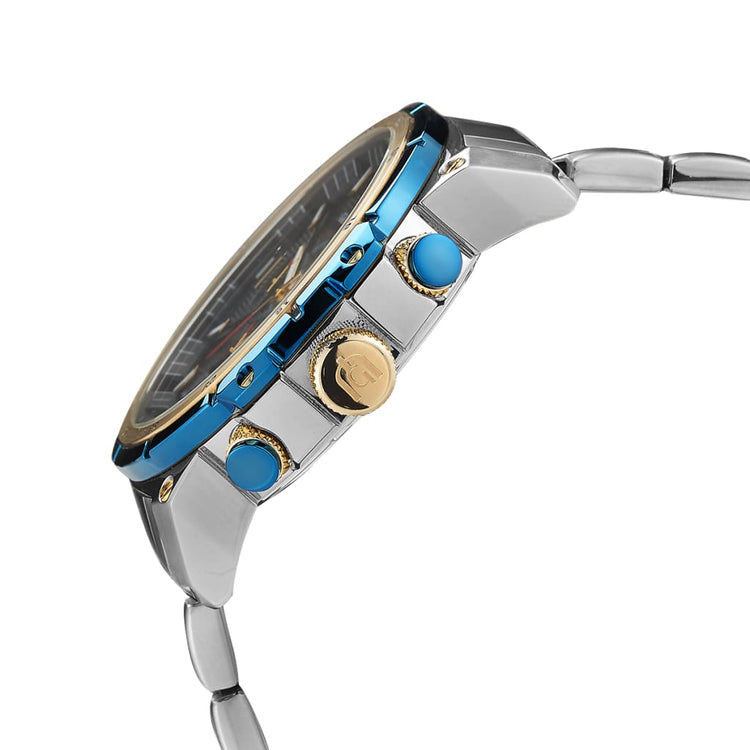 DANILO-206 side crown detail 2 tone w blue