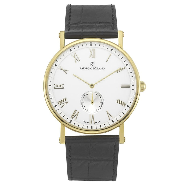 ESPIRITO (Gold) slim line 2 hand movement roman numerals
