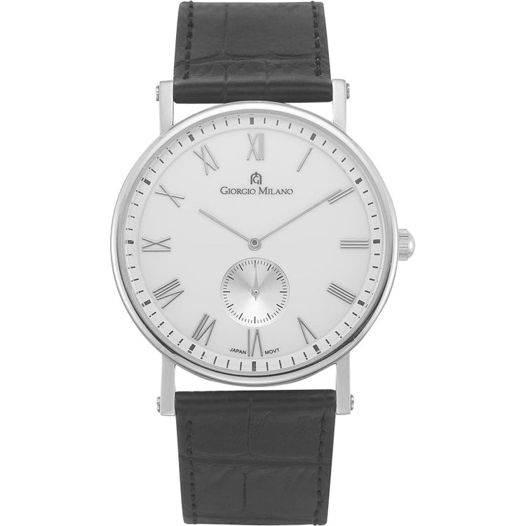 ESPIRITO - 856 (Silver) Roman numerals mens watch face Giorgio Milano Watches