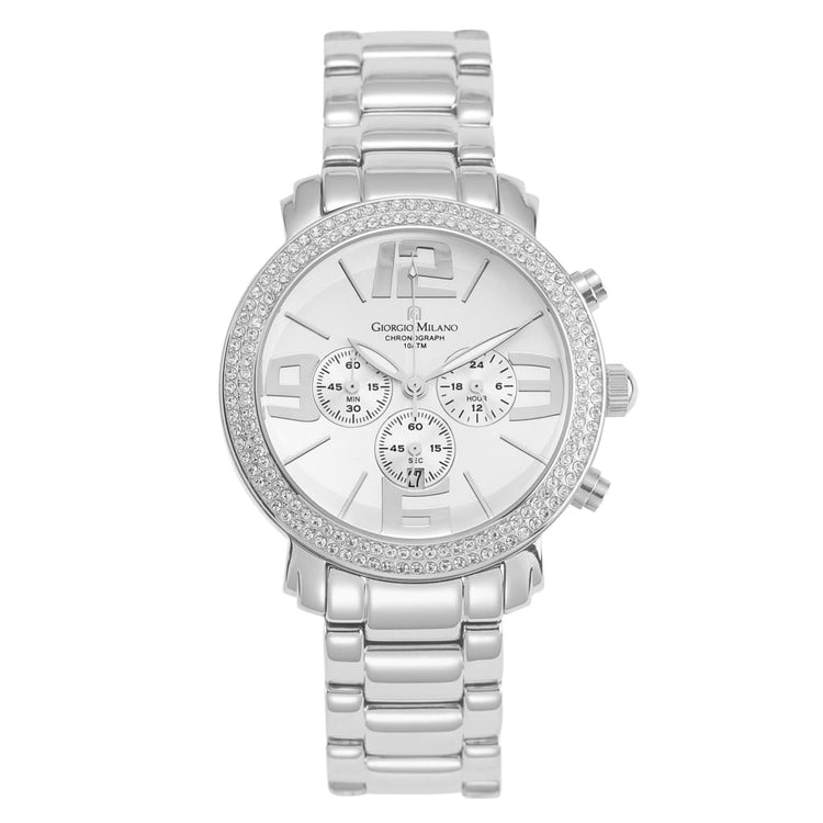 GIORGIA - 766 (Silver) swarovski crystals bezel