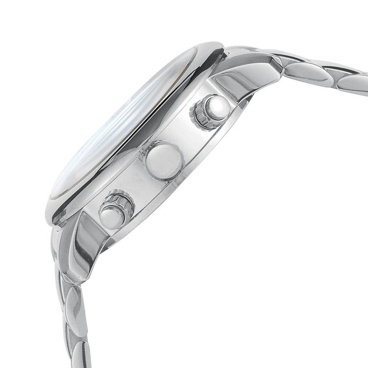 GIOVANNA - 911 silver ladies watch body side view crown button detail