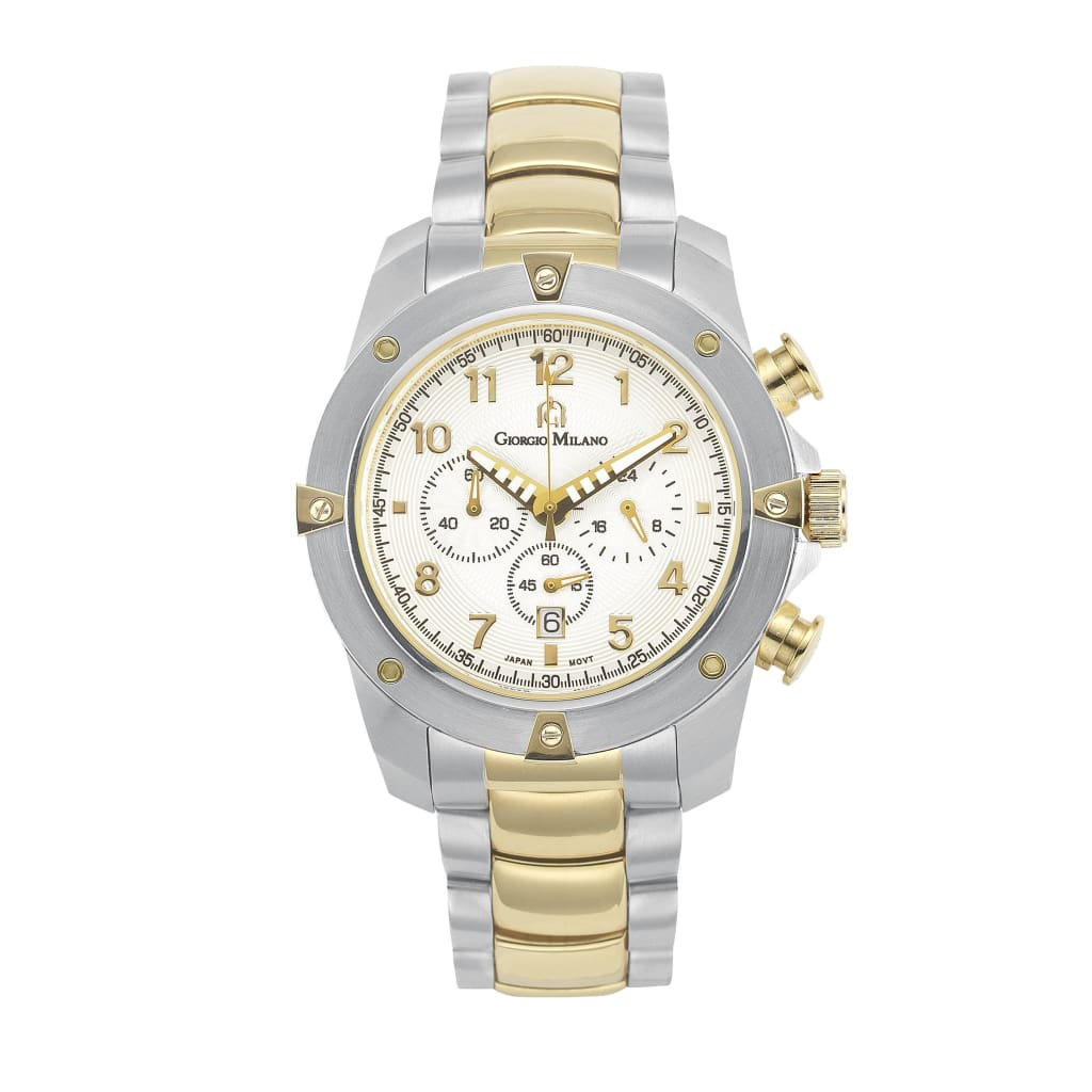 NICOLA (Two Tone) silver and gold chronograph for ladies
