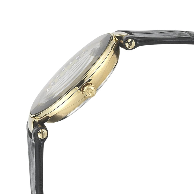 PALMIRA - 776 gold side view crown button detail