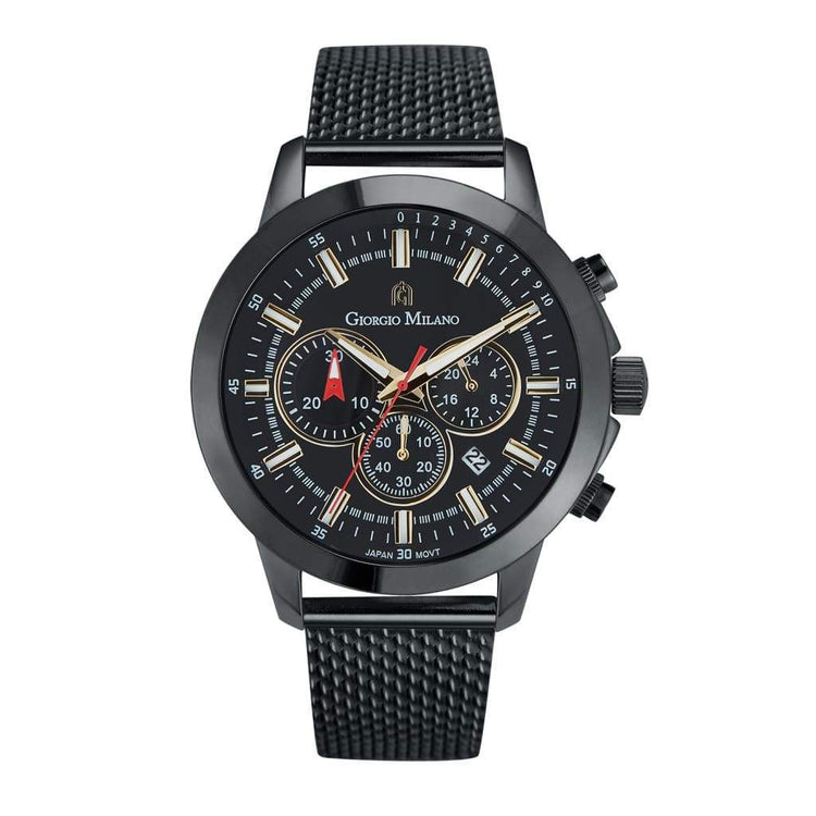 SANTE - 224 (Black/Black) mens chronograph great fathers day gift
