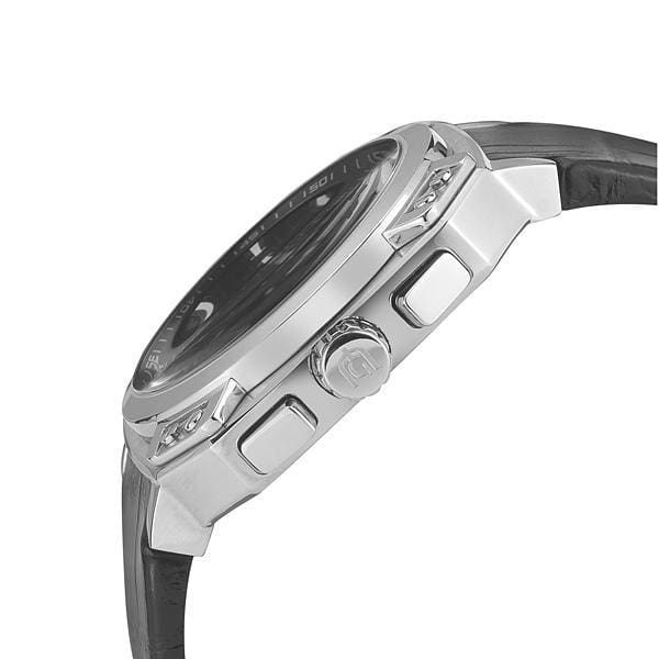 TEMPO - 886 silver case side detail w ridged crown button