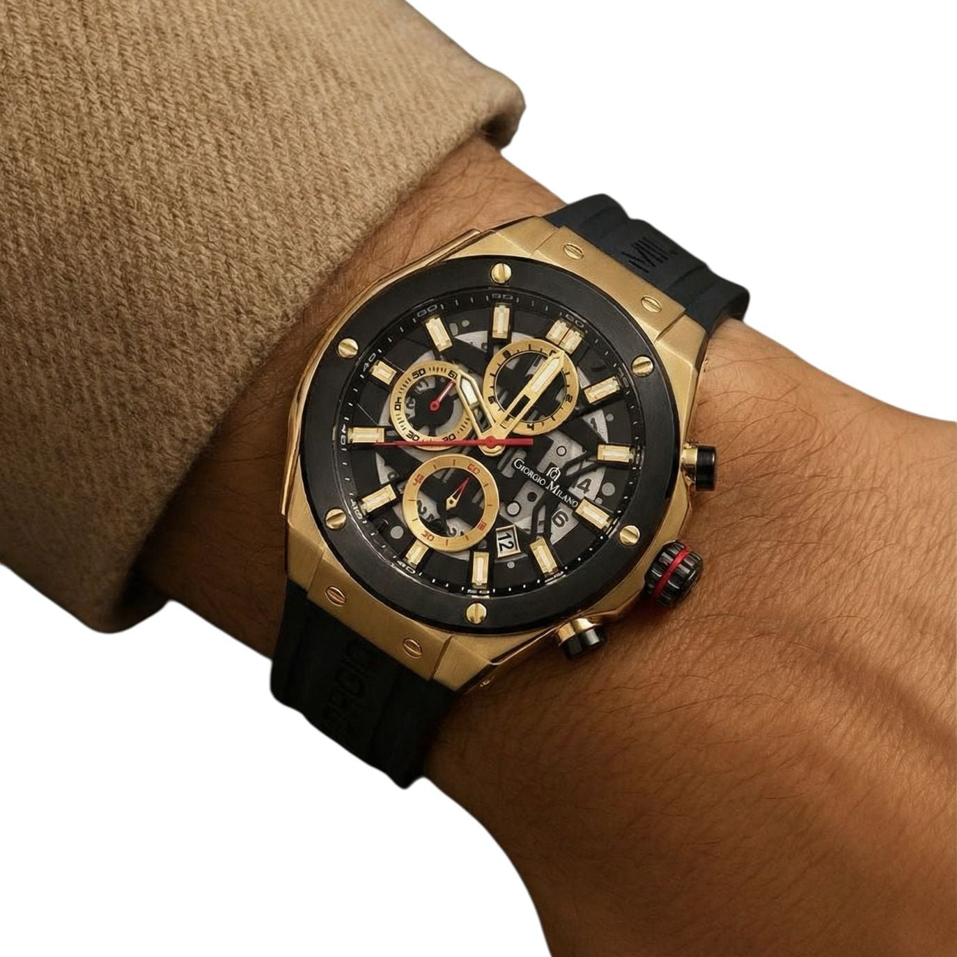 Maximus 240 Gold-Plated Watch | Giorgio Milano