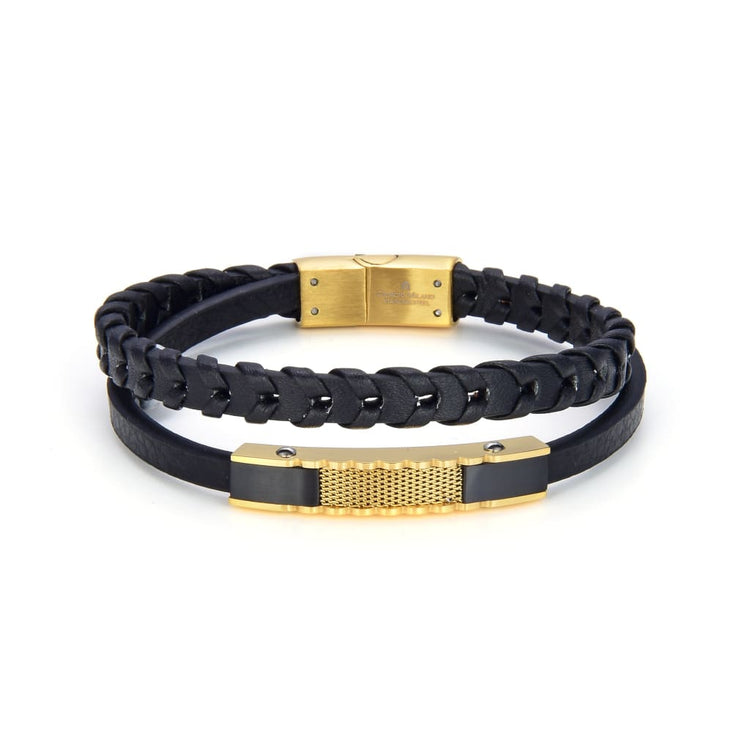 2048 (Gold/Black) Giorgio Milano Bracelets