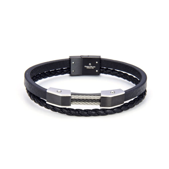 2051 (Silver/Black) Giorgio Milano Bracelets