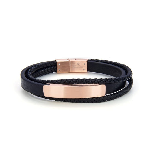 2052 (Rose Gold/Black) Giorgio Milano Bracelets