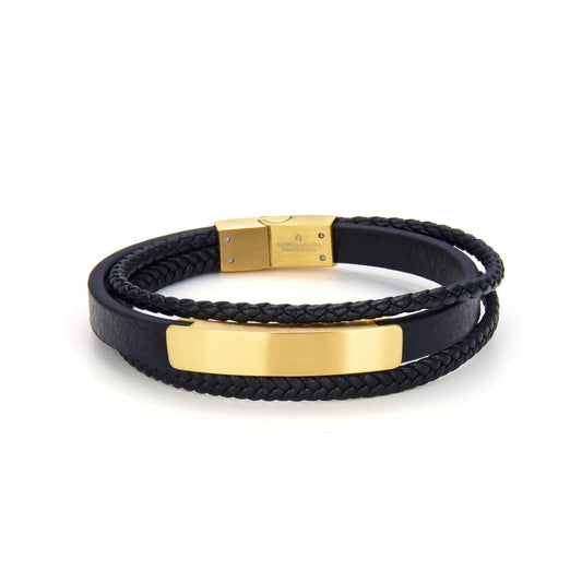 2052 (Gold/Black) Giorgio Milano Bracelets