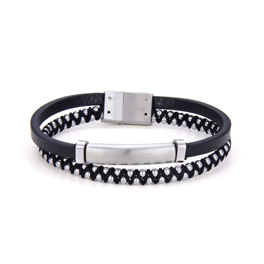 2053 (Steel/Black) Giorgio Milano Bracelets