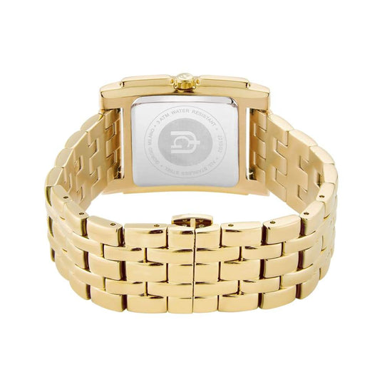 CARINA - 221 square ladies watch rear view gold 