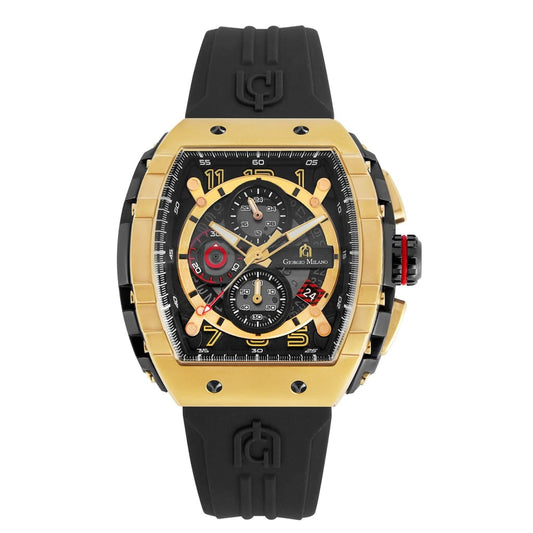 MAESTRO-233 (Gold/Black) chronograph mens watch