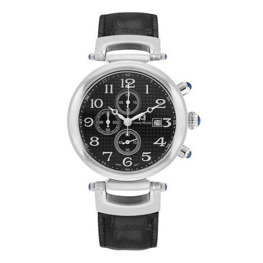 RENATO (Black/Silver) classy mens watch