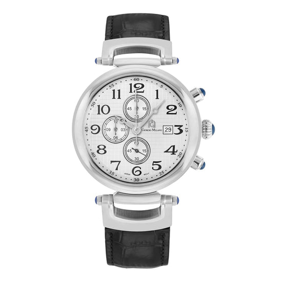 RENATO (Silver/Black) mens chronograph
