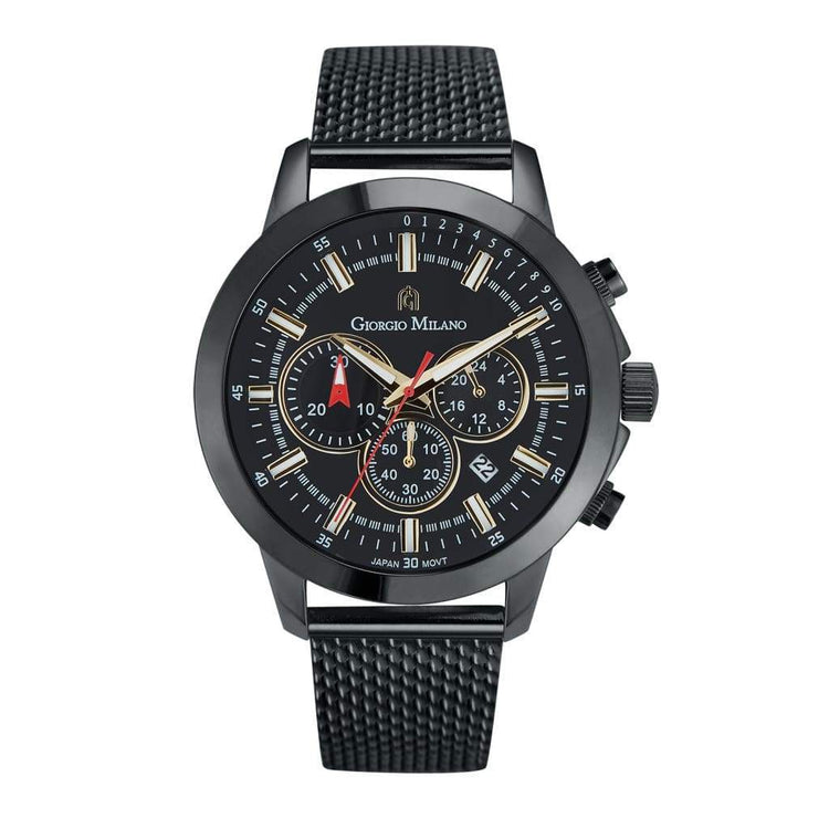 SANTE - 224 (Black/Black) mens chronograph  great fathers day gift