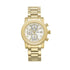 TALIA - 914 (Gold) womens chronograph crystal hour accents white analog face